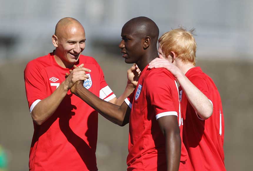 Jonjo Shelvey, Benik Afobe and Luke Williams.